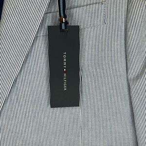 Tommy Hilfigure Blue White Suit Jacket 38R